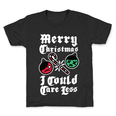 Merry Christmas, I Could Care Less Kids T-Shirt