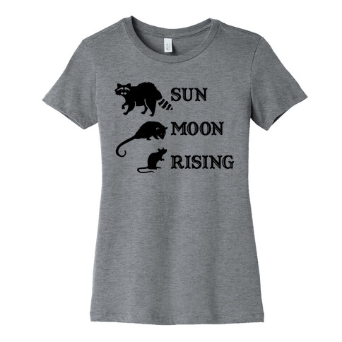 Big Three Astrology Trash Animals Womens T-Shirt
