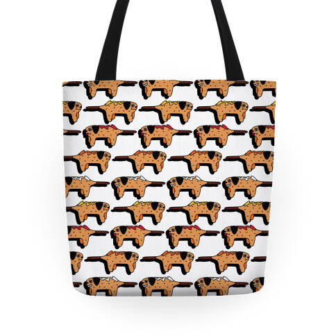 Corn Doggie Pattern Tote