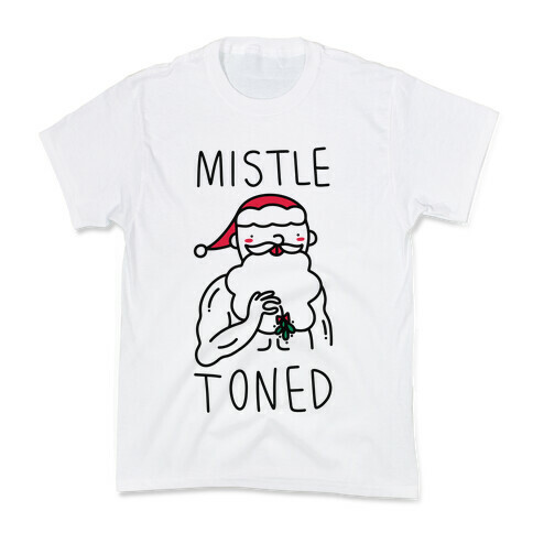 Mistle Toned (Santa) Kids T-Shirt