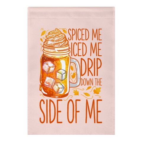 WAP Pumpkin Spice Parody Garden Flag