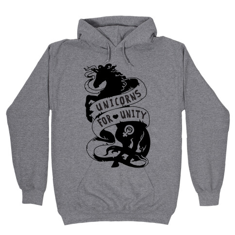 Unicorns For Unity Hooded Sweatshirt