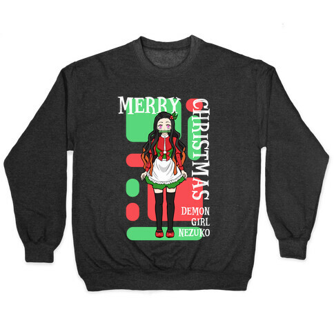 Merry Christmas Demon Girl Nezuko Pullover