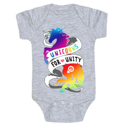 Unicorns For Unity Baby One-Piece