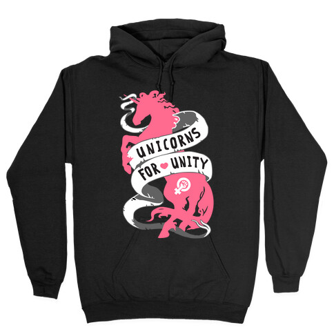 Unicorns For Unity Hooded Sweatshirt