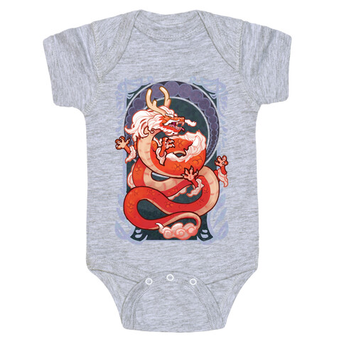 Art Nouveau Dragon Baby One-Piece