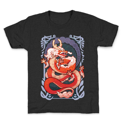 Art Nouveau Dragon Kids T-Shirt