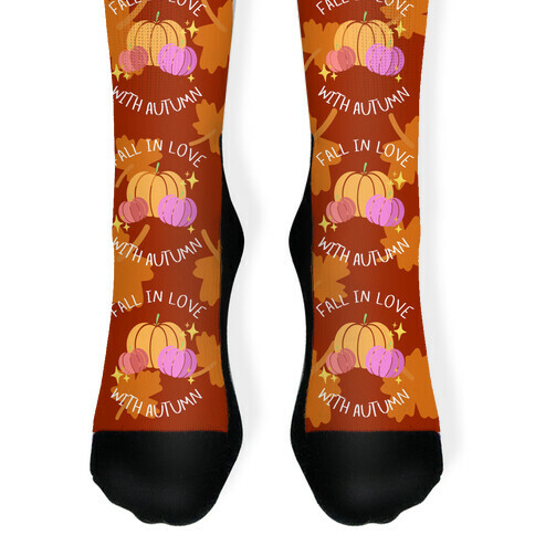 Fall In Love With Autumn Sock