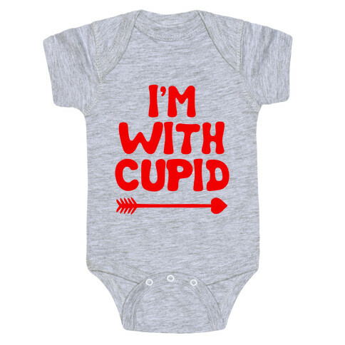 I'm with Cupid Right(parody) Baby One-Piece