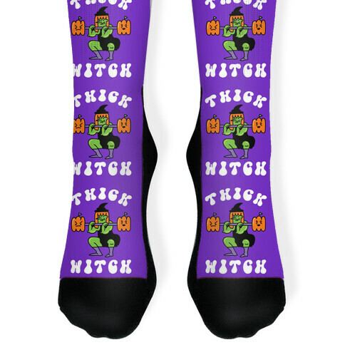 Thick Witch (Workout Witch) Sock