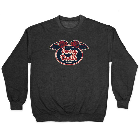 Jersey Devil Subs Logo Parody Pullover