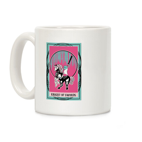 Creepy Cute Tarots: Knight of Swords Coffee Mug