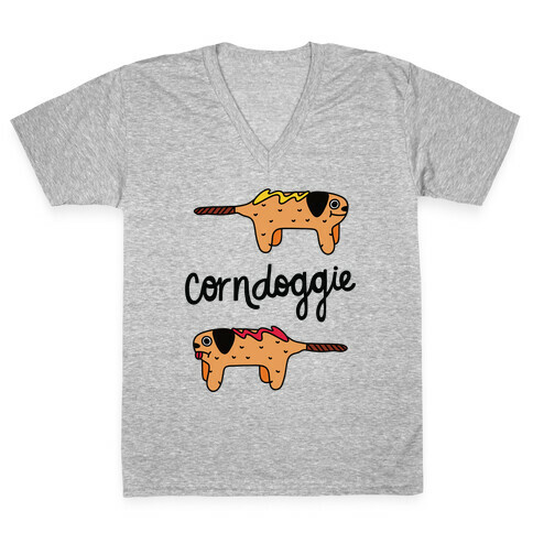 Corndoggie V-Neck Tee Shirt