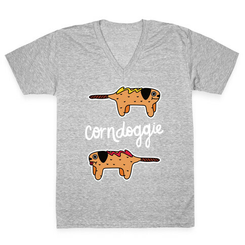 Corndoggie V-Neck Tee Shirt