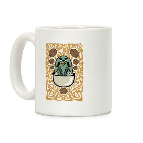 Art Nouveaux Coffee Pigeon Coffee Mug