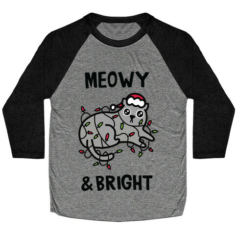 Meowy & Bright Baseball Tee