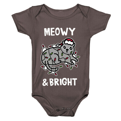 Meowy & Bright Baby One-Piece