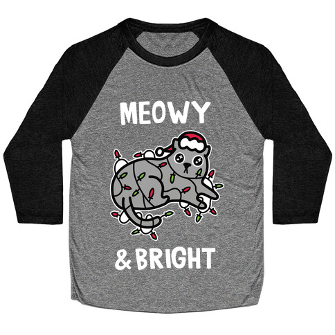 Meowy & Bright Baseball Tee