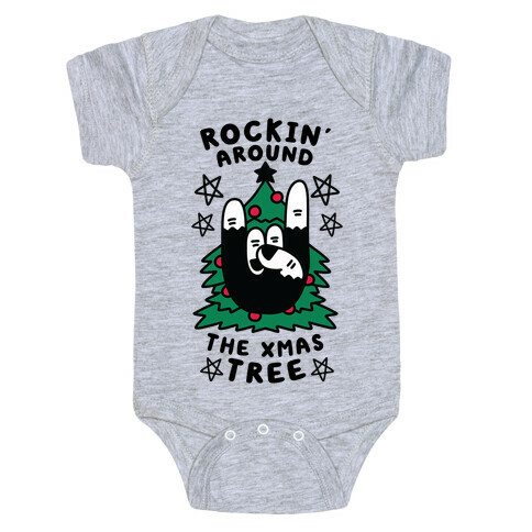 Rockin' Around the Xmas Tree Baby One-Piece