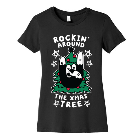 Rockin' Around the Xmas Tree Womens T-Shirt