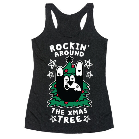 Rockin' Around the Xmas Tree Racerback Tank Top