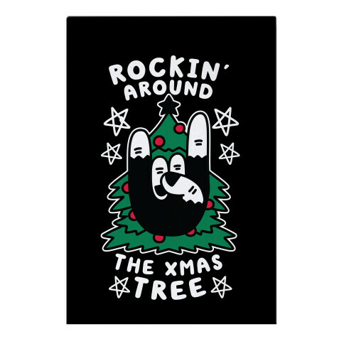 Rockin' Around the Xmas Tree Garden Flag