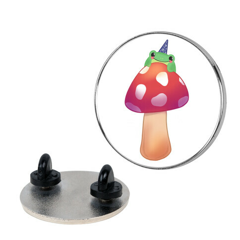 Magic Mushroom Frog Pin