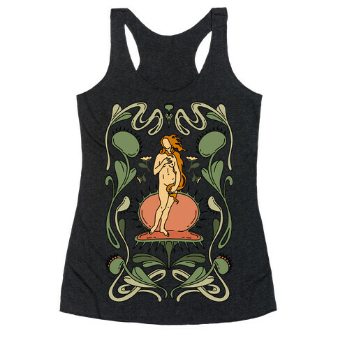 The Birth of Venus Fly Trap Racerback Tank Top