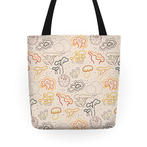 Fall Mushrooms (Light) Tote