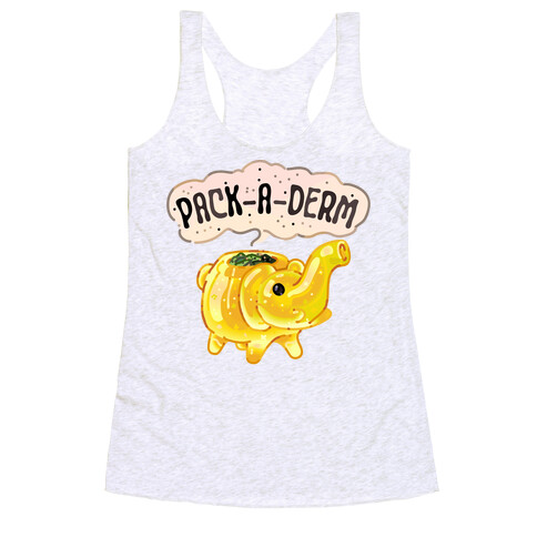 Pack-a-derm Packyderm Bowl Racerback Tank Top