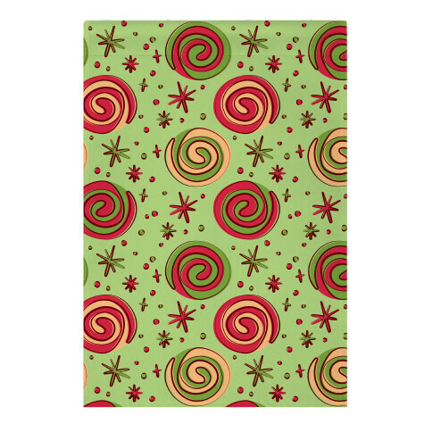 Christmas Pinwheel Cookies Garden Flag