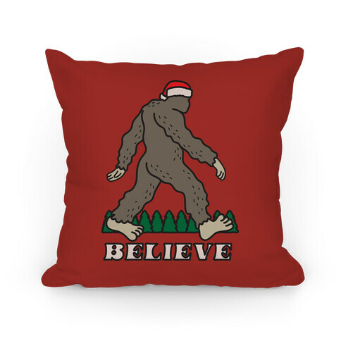 Santa Sasquatch Pillow