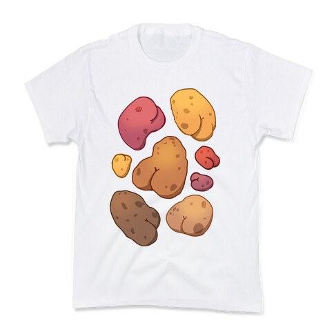 Potato Butts Pattern Kids T-Shirt