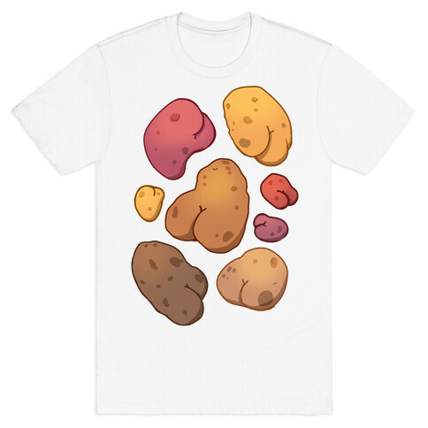 Potato Butts Pattern T-Shirt