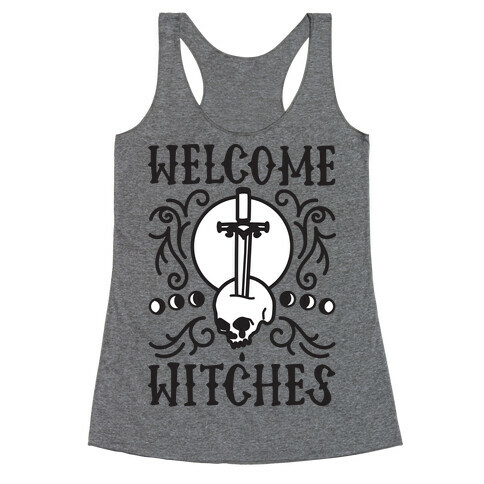 Welcome Witches Racerback Tank Top