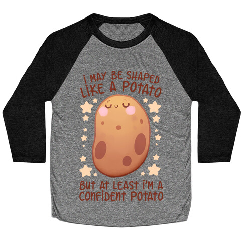 I'm A Confident Potato Baseball Tee