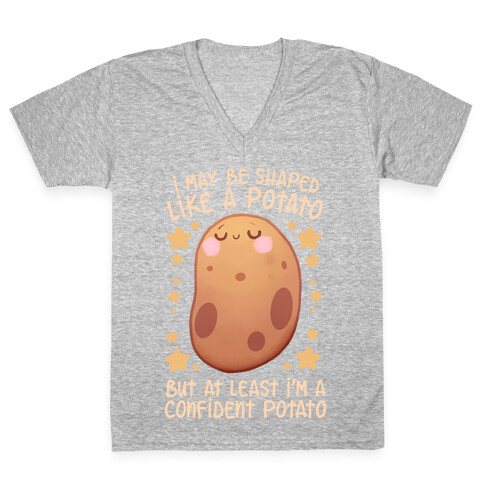 I'm A Confident Potato V-Neck Tee Shirt