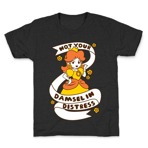 Not Your Damsel In Distress Kids T-Shirt