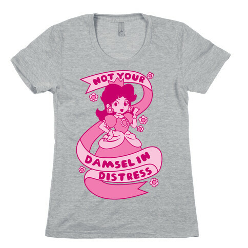 Not Your Damsel In Distress Womens T-Shirt