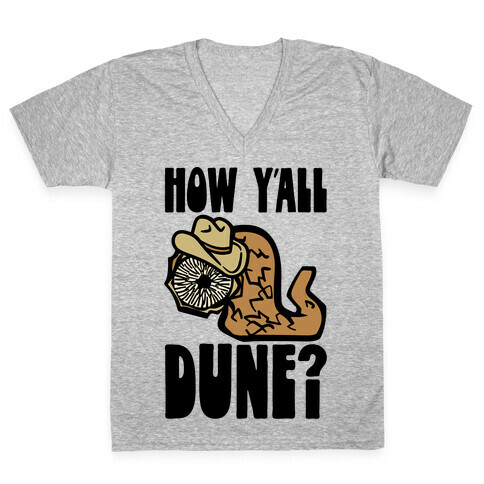 How Y'all Dune V-Neck Tee Shirt