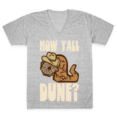 How Y'all Dune V-Neck Tee Shirt