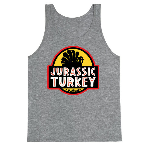 Jurassic Turkey Parody Tank Top