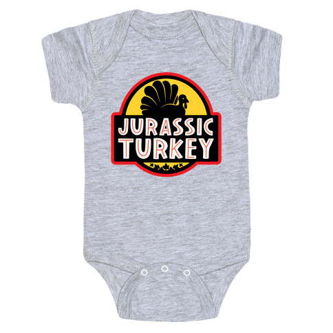 Jurassic Turkey Parody Baby One-Piece