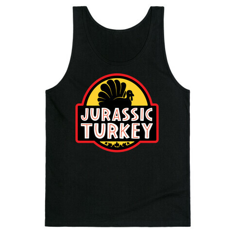 Jurassic Turkey Parody Tank Top