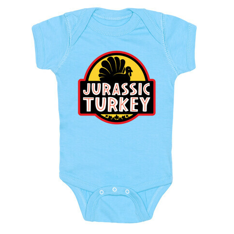 Jurassic Turkey Parody Baby One-Piece