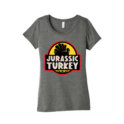 Jurassic Turkey Parody Womens T-Shirt