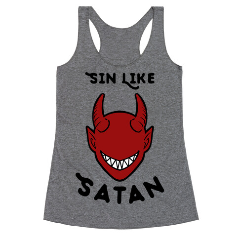 Sin Like Satan Racerback Tank Top