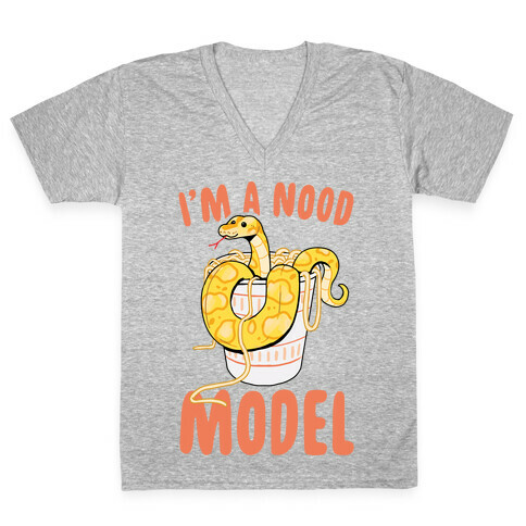 I'm A Nood Model V-Neck Tee Shirt