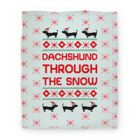 Dachshund Through The Snow Blanket