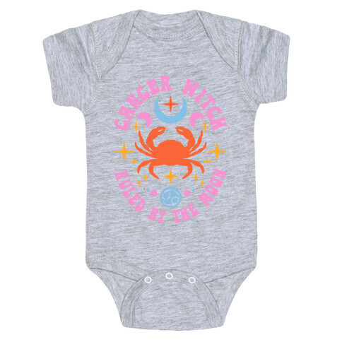 Cancer Witch Ruled By The Moon Baby One-Piece